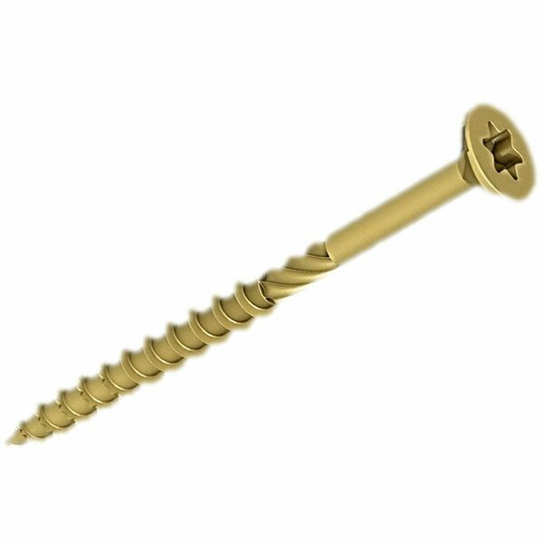 Homecare Products 9 x 2.5 in. T25 Exterior Bronze Deck Screw, 5PK HO2988795